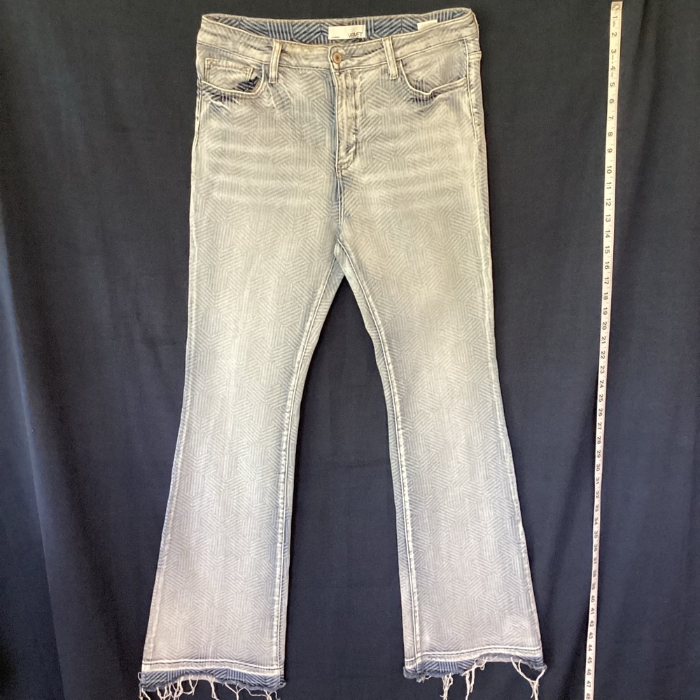 Vermet patterned women’s jeans boot cut waist 32 x 32